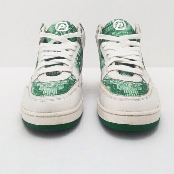 P. MILLER Rich Boyz Collection Sneakers Mid Top Basketball Shoes Money Soldiers - Picture 5 of 16